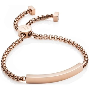 Abbott Lyon Jewellery Ladies Abbott Lyon Rose Gold Plated Bar Chain Bracelet