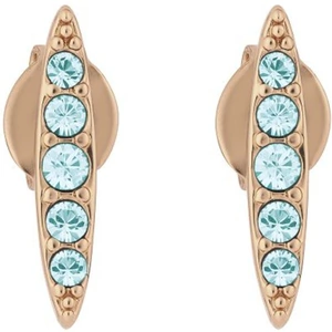 Adore Jewellery Ladies Adore Rose Gold Plated Pave Navette Stud Earrings
