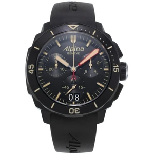 View product details for the Mens Alpina Seastrong Diver 300 Big Date Chronograph Watch