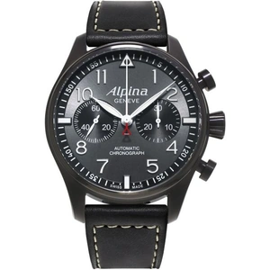 Mens Alpina Startimer Pilot Automatic Chronograph Automatic Watch