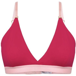 AmaElla Ethical Lingerie Organic Cotton Triangle Bra in Red - Small