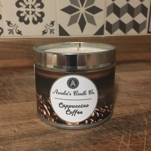 Amelia's Candle Co Cappuccino Coffee Medium Candle