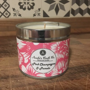 Amelia's Candle Co Pink Champagne & Pomelo Medium Candle