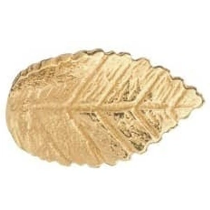 Amulette Gold Plated Small Leaf Ring Charm CHM-LEAF/YGP