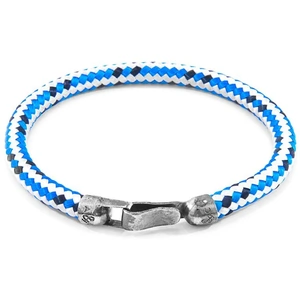 Anchor & Crew Sterling Silver Blue Dash Paignton Bracelet