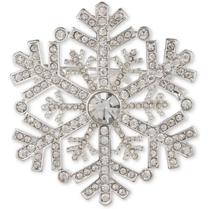 Anne Klein Jewellery Pave Snowflake Brooch