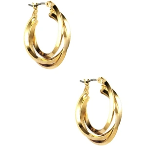 Anne Klein Jewellery 3 Ring Hoop Pierced Ears Earrings -887