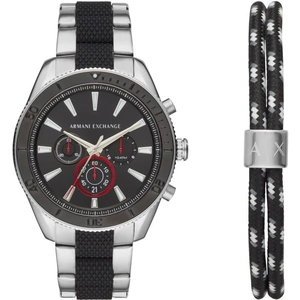 Gents Armani Exchange Chronograph Watch and Bracelet Gift Set
