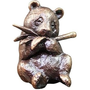 Art In Bronze Panda Figurine