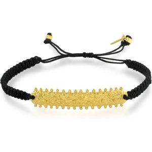 ARVINO 18k Gold Adjustable Black Bracelet