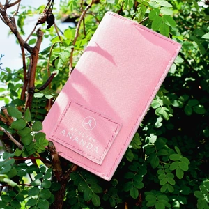 Atelier Ananda Pink Naomi Leather Wallet & Phone Case
