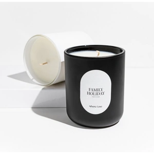Athena Luxe Black Family Holiday Candle