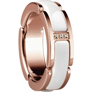 Bering Jewellery Ladies Bering PVD rose plating Link Ring Size P