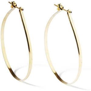 Black Betty Design Yellow Gold Plated Spiked Hoops