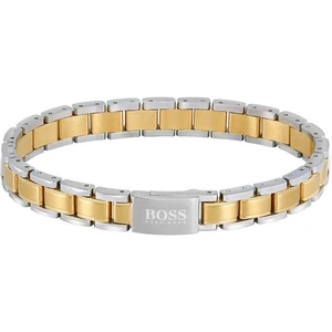 BOSS Men's Metal Link Essentials Bracelet in Gold Plated Stainless Steel