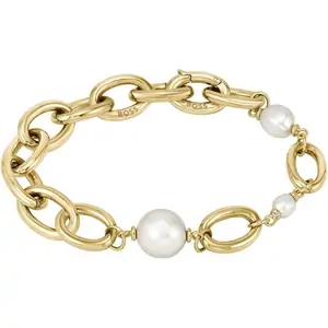 Boss Leah Gold Coloured Baroque Pearl Bracelet