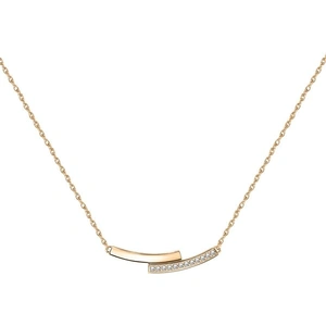 BOSS Women's Saya Necklace in Gold Plated Stainless Steel