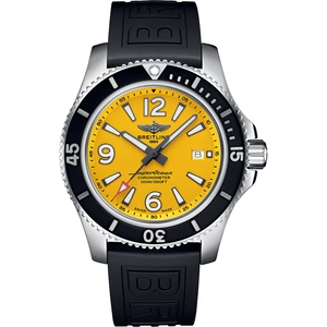 Breitling Watch Superocean Automatic 44 Yellow