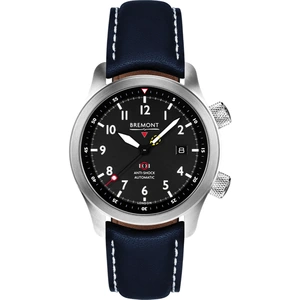 View product details for the Bremont Watch MBII Custom Stainless Steel Black Dial with Jet Barrel & Closed Case Back