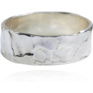 Buff Sterling Silver Eternal Flame Ring - UK O - US 7.25 - EU 55.1
