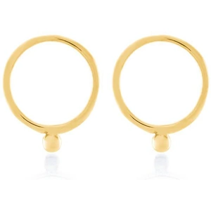 Buff Yellow Gold Plated Tiny Dancer Earrings
