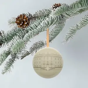 C W Sellors Christmas Wishes Chatsworth House Gift Presentation Bauble