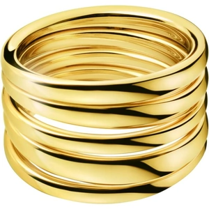 CALVIN KLEIN Jewellery Ladies CALVIN KLEIN PVD Gold plated Size N Sumptuous Ring
