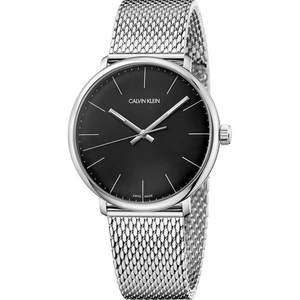 Calvin Klein High Noon Black Dial Mesh Bracelet Men's Watch K8M21121