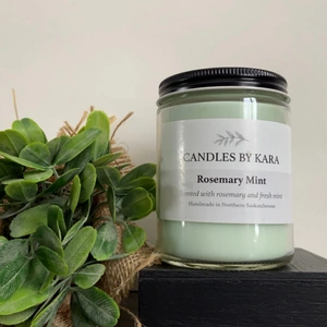 Candles by Kara Rosemary Mint Soy Wax Candle