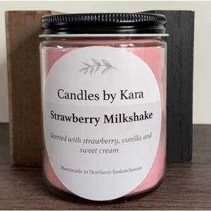 Candles by Kara Strawberry Milkshake Soy Wax Candle