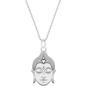 CarterGore Sterling Silver Buddha Head Pendant Necklace