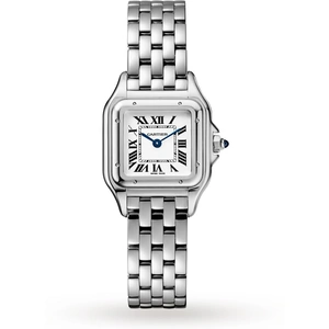 Panthère De Cartier Watch, Small Model, Quartz Movement, Steel