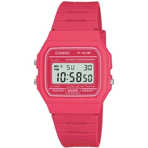 View product details for the Casio Classic Collection Digital Watch F-91WC-4AEF