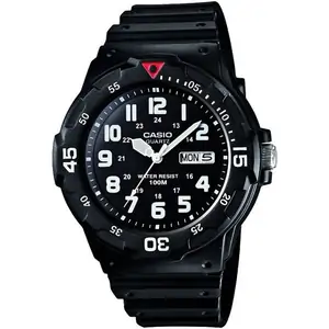 Mens Casio 'Sports' Black Plastic/Resin Quartz Watch