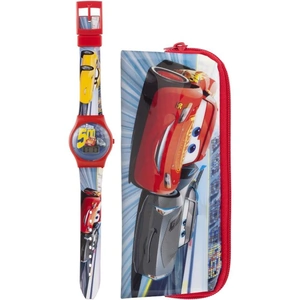View product details for the Childrens Character Disney Cars 3 Gift Set Watch