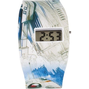 View product details for the Childrens Character Star Wars Classic Characters All Over Print LCD Watch