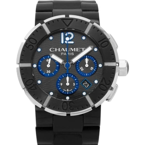View product details for the Chaumet Chronographe Class One, XXL W17291-45B, Baton, 2013, Good, Case material Steel, Bracelet material: PVD