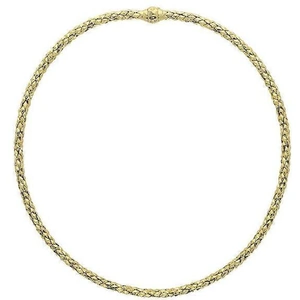 Chimento Stretch 18ct Yellow Gold Diamond Necklace