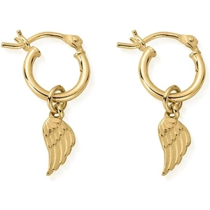 ChloBo Gold Plated Divinity Within Hoop Earrings GEH2571