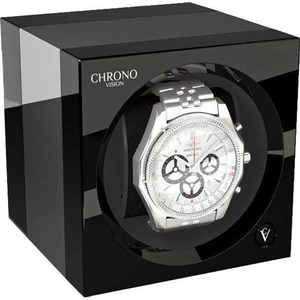 Chronovision One Watch Winder Bluetooth Chrome Black High Gloss - Default Title / Black