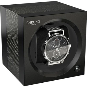 Chronovision One Watch Winder Bluetooth Argento Silk Black Silk - Default Title / Black