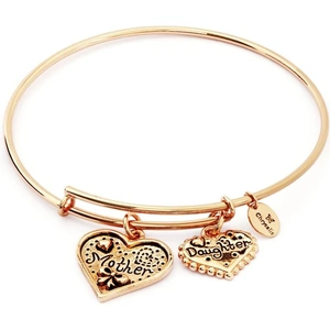 Ladies Chrysalis Rose Gold Plated Thinking Of You Mother Daughter Expandable Bangle