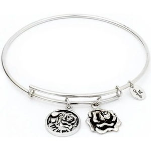 Ladies Chrysalis Silver Plated Friend & Family Mum Expandable Bangle