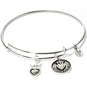 Ladies Chrysalis Silver Plated Friend & Family Friendship Expandable Bangle