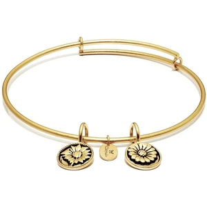 Ladies Chrysalis Gold Plated Life Believe Expandable Bangle