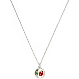 Ladies Chrysalis Silver Plated Wishes Ladybird Necklace