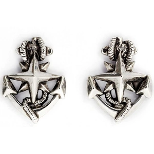 Ladies Chrysalis Silver Plated Charmed North Star Earrings