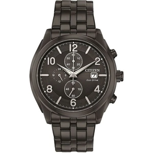 Mens Citizen Eco-drive Gents Eco-Drive Chrono Chronograph Stainless Steel Watch