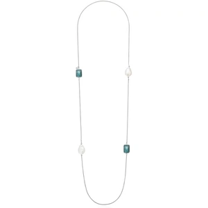 Claudia Bradby Savanna Pearl and Aquamarine Necklace CBNL0121