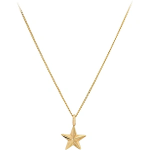 Cosmic Boulevard 9kt Yellow Gold Vega Star Necklace